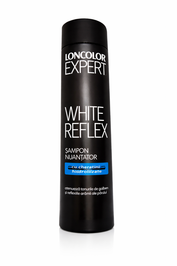 Șampon Nuanțator Loncolor white Reflex – Reflexii Argintii, cu Keratină Hidrolizată