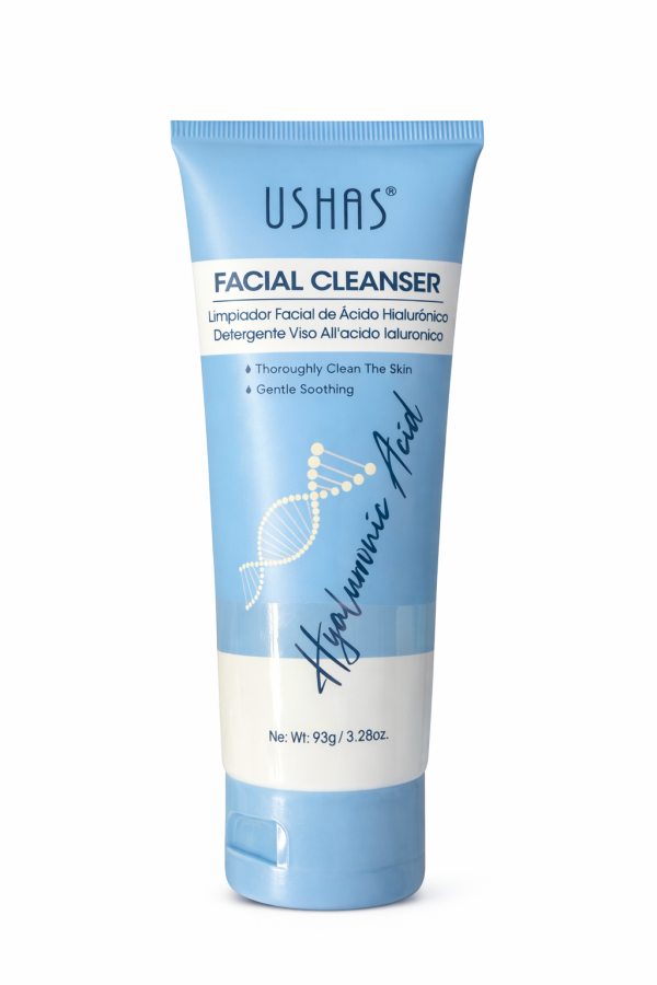 USHAS Gel de Curățare pentru Față cu Acid Hialuronic