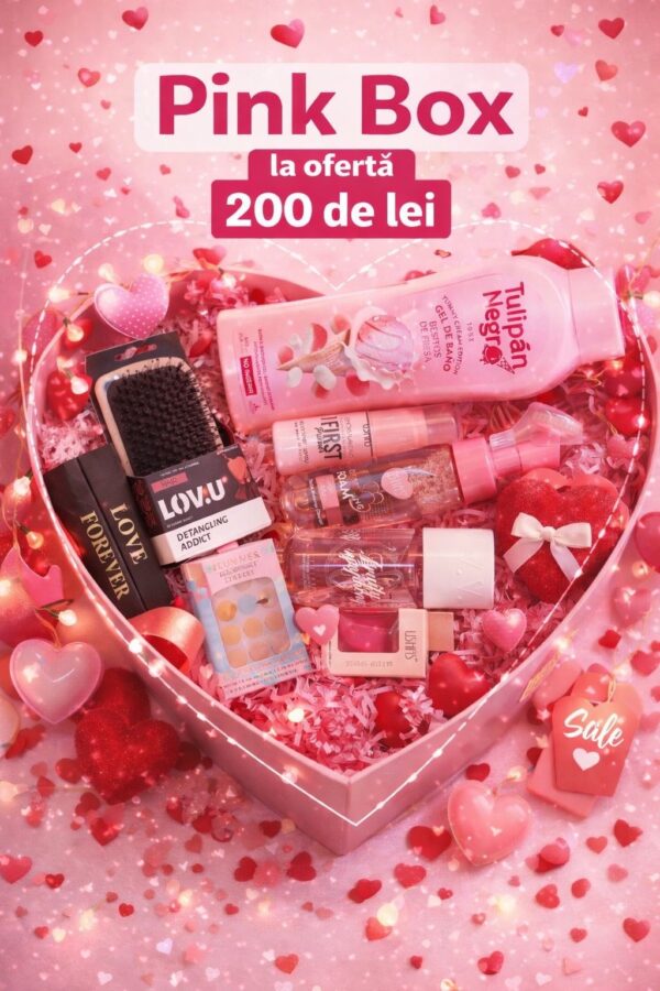 💖 Pink Box – Cadoul Perfect de Valentine’s Day